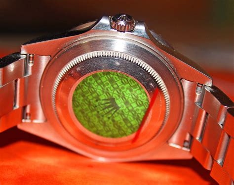 rolex sticker on back of watch|rolex holographic sticker.